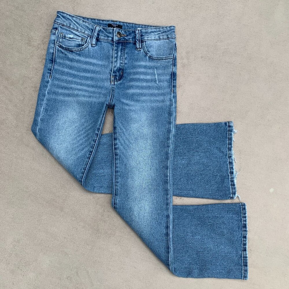 Forever 21 Kids Mid Rise Flare Jeans Sz 13-14 - Picture 2 of 16